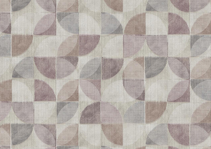 Mosaic Tile, Very Berry - Twist&Fit Roman Blind - Image 7